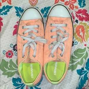 Pastel Orange Converse
